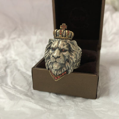 Lion king crown ring