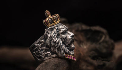 Lion king crown ring