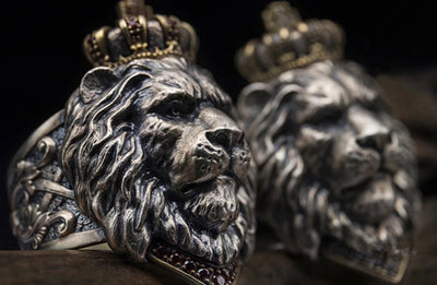 Lion king crown ring