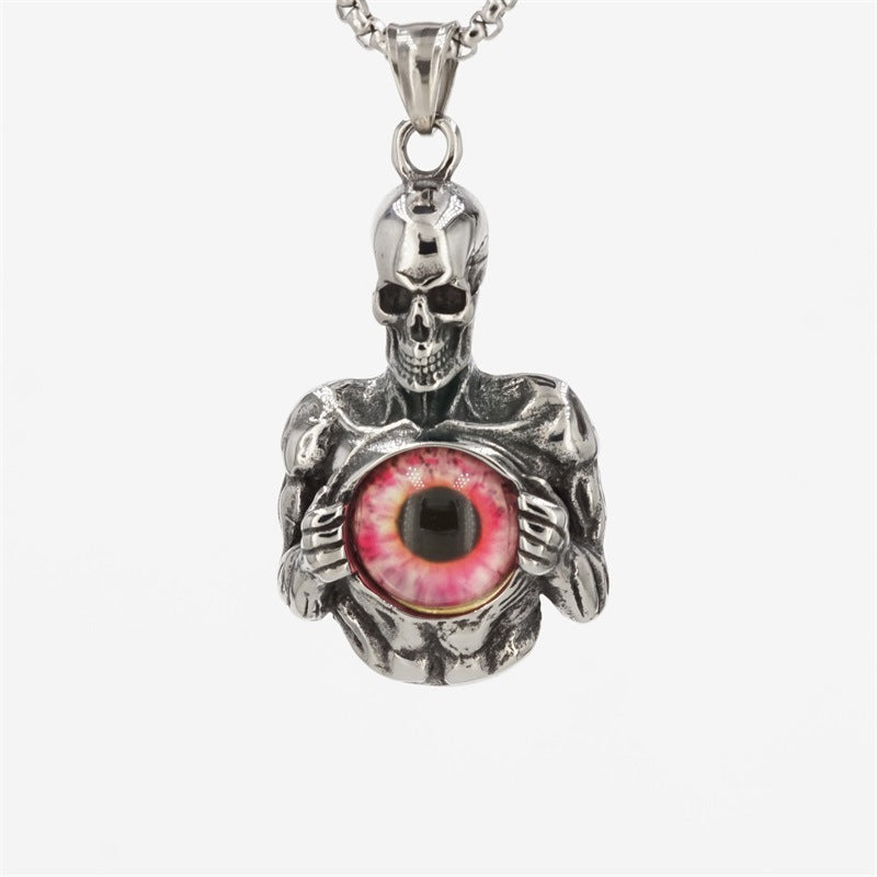 God's Eye Skull Necklace