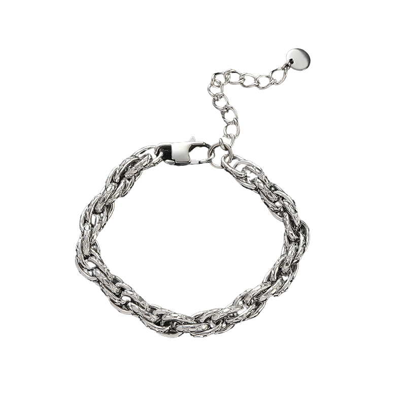 Rock style twist bracelet