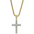 Full Diamond Cross Pendant Necklace