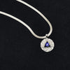 Blue Pharaoh's Eye Pendant Necklace