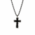 Lava Cross Pendant Necklace