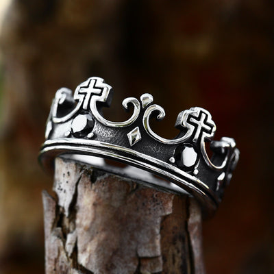 Gothic Tombstone Crown Ring