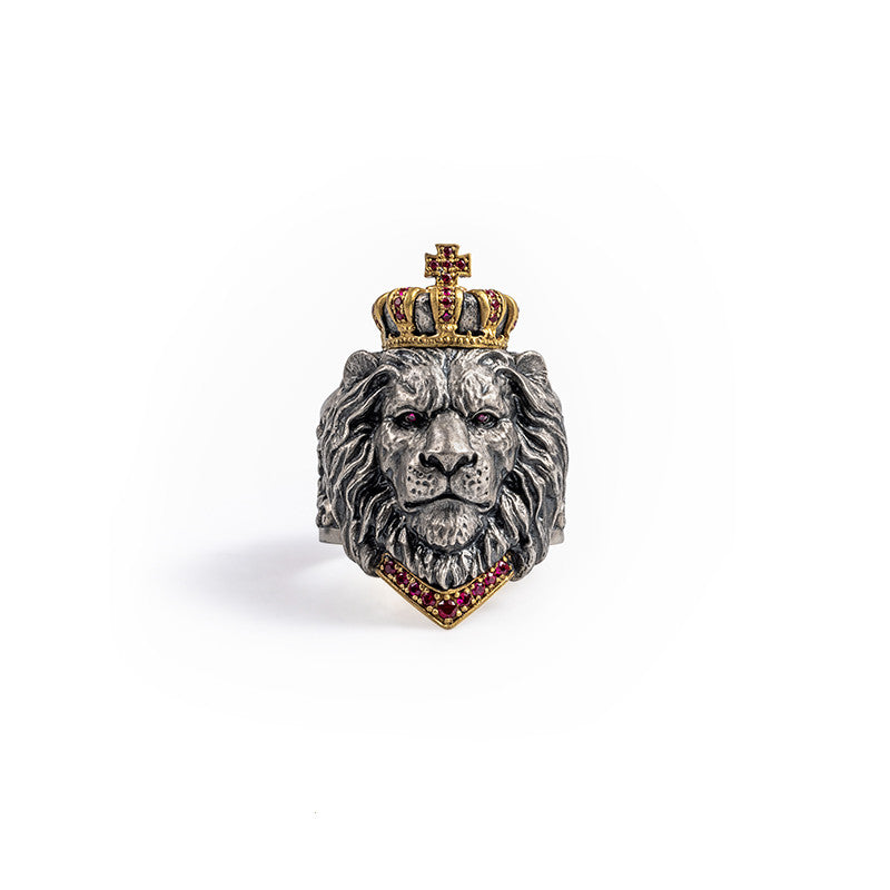 Lion king crown ring