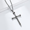 Dark style skull cross necklace