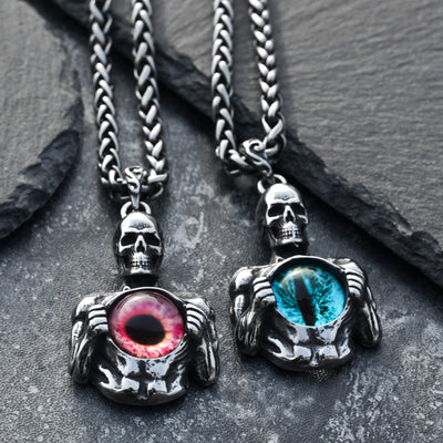 God's Eye Skull Necklace