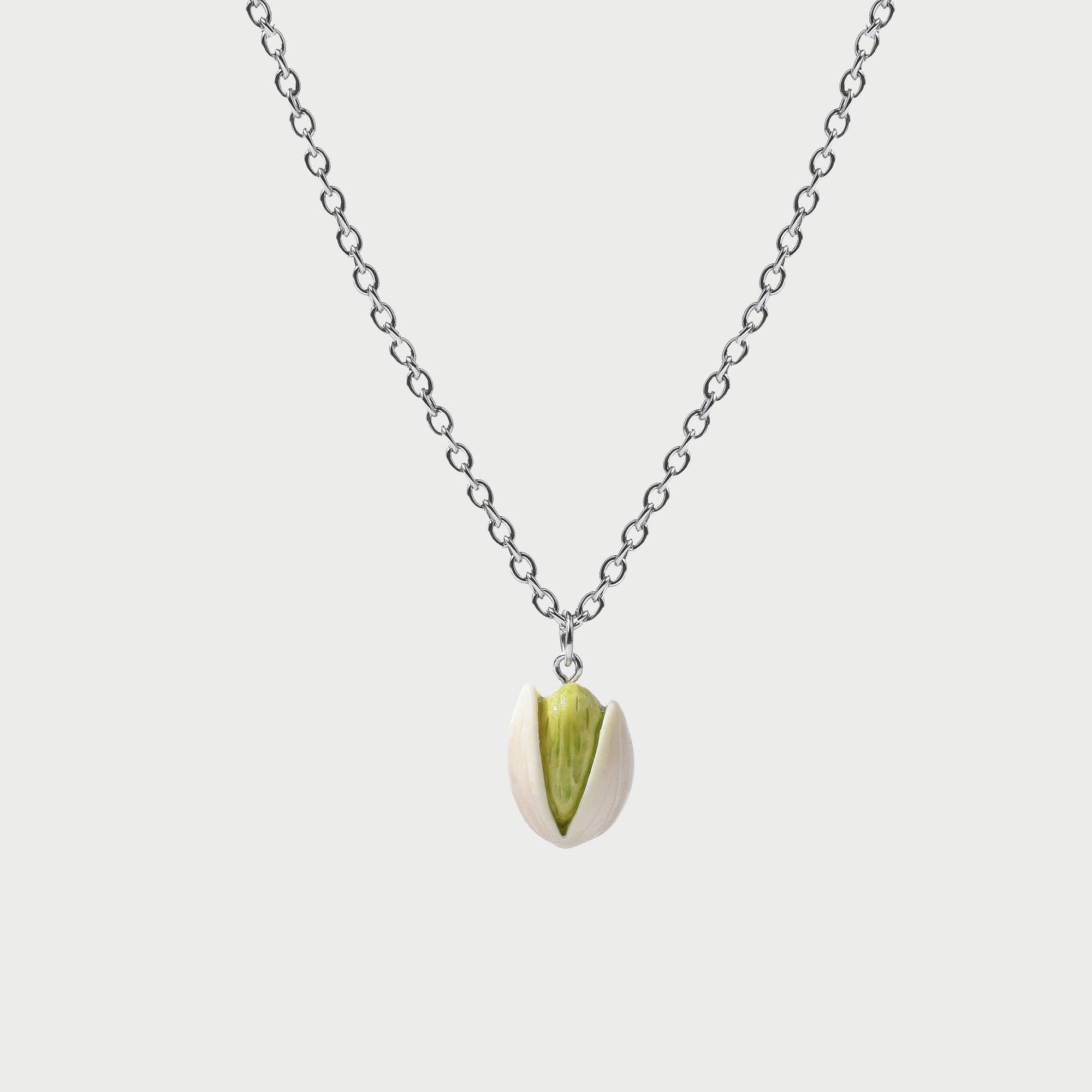 Pistachio Pendant Necklace