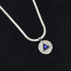 Blue Pharaoh's Eye Pendant Necklace