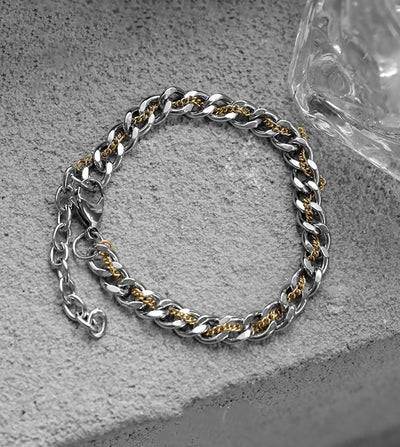 Hidden Gold Cuban Bracelet