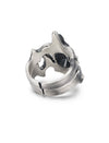 Skull Ghost Face 2-in-1 Combination Ring