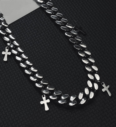 Cross cuban necklace