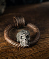 Mandala Flower Skull Ring