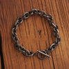 Rock style thick chain bracelet