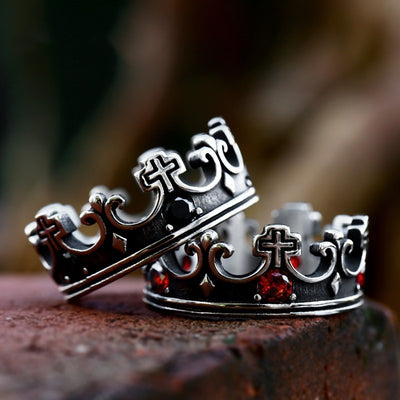 Gothic Tombstone Crown Ring