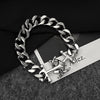 Anchor Cross Clasp Cuban Bracelet