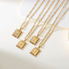 Letter Tag Necklace