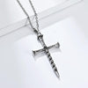 Dark style skull cross necklace