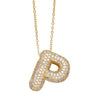 Bubble letter necklace