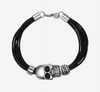 Skull multi-rope bracelet