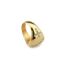 HIPHOP gold and diamond ring