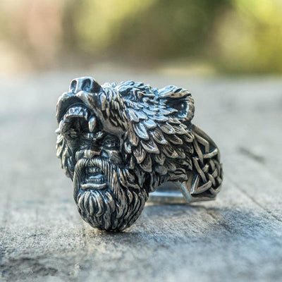 Berserker Viking Ring - Viking Jewelry - Urcsilver