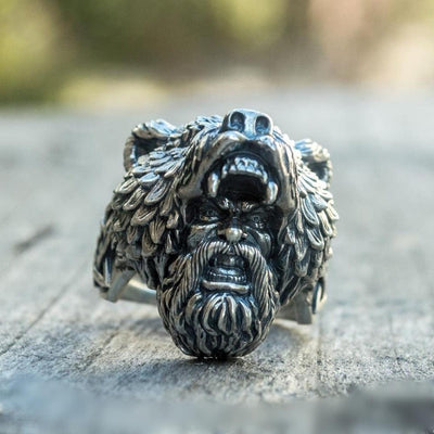 Berserker Viking Ring - Viking Jewelry - Urcsilver