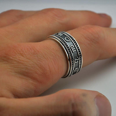 Twelve Constellations Rotating Ring - Viking Jewelry - Urcsilver