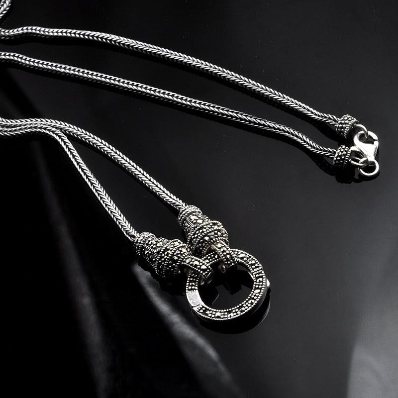 Versatile Foxtail Necklace - Viking Jewelry - Urcsilver