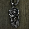 Indian Head Pendant - Viking Jewelry - Urcsilver