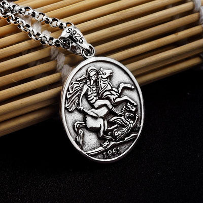 Queen Portrait Pendant - Viking Jewelry - Urcsilver