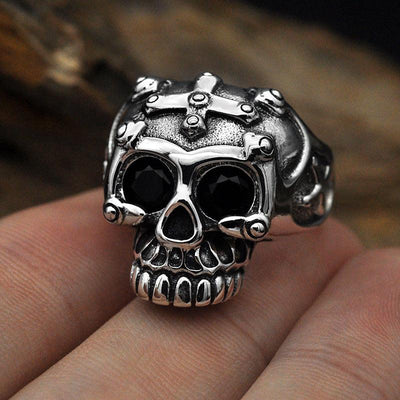 Silver Skull Ring 925 Silver - Viking Jewelry - Urcsilver