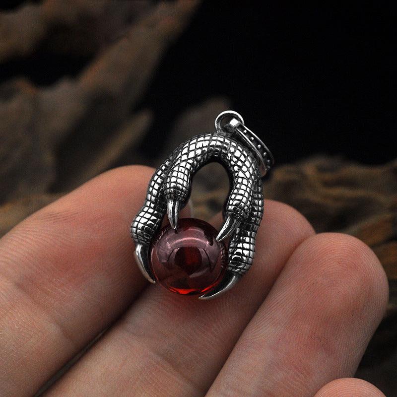 Dragon Claw Pendant - Viking Jewelry - Urcsilver