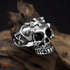 Silver Skull Ring 925 Silver - Viking Jewelry - Urcsilver