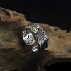 Horus Demon Eye Ring - Viking Jewelry - Urcsilver