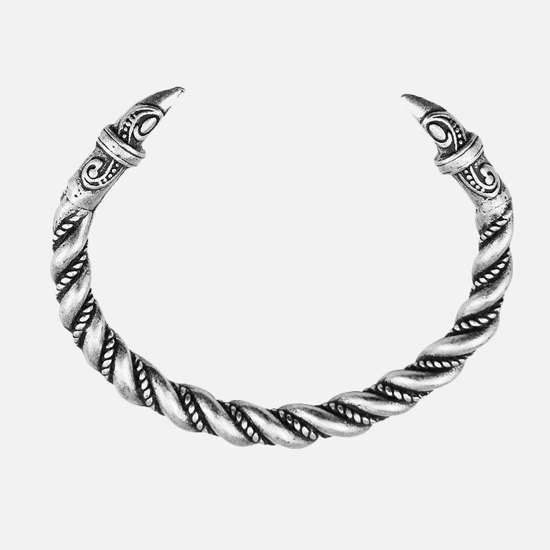 Nordic Viking Raven Bracelet - Viking Jewelry - Urcsilver