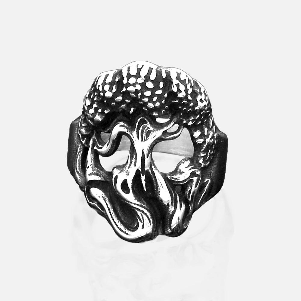 Tree of Life Yggdrasil Viking Ring - Viking Jewelry - Urcsilver