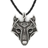 Viking Necklace - Fenrir Wolf - Viking Jewelry - Urcsilver