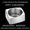 Cat's-eye Stainless Steel Men's Gemstone Ring - Viking Jewelry - Urcsilver