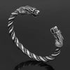 Geri & Freki Viking Bracelet - Viking Jewelry - Urcsilver