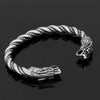 Geri & Freki Viking Bracelet - Viking Jewelry - Urcsilver