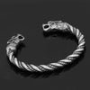 Geri & Freki Viking Bracelet - Viking Jewelry - Urcsilver