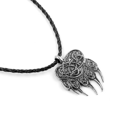 Viking Necklace - Bear Claw - Viking Jewelry - Urcsilver