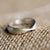 Simple Twist Matte Ring 925 Silver - Viking Jewelry - Urcsilver