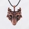 Viking Necklace - Fenrir Wolf - Viking Jewelry - Urcsilver