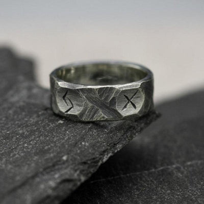 S925 Silver Viking Rune Ring - Viking Jewelry - Urcsilver