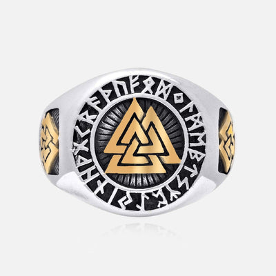 Valknut Viking Ring - Viking Jewelry - Urcsilver