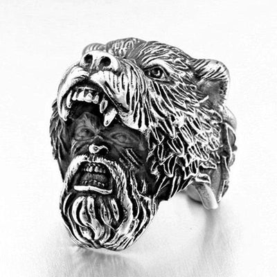 Berserker Viking Ring - Viking Jewelry - Urcsilver