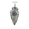 Spearhead Sterling Silver Pendant - Urcsilver - Viking Jewelry - Urcsilver